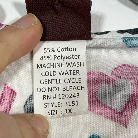 Sherly Uniforms, Scrub Top Size 1X. VNeck Faux Wrap Top. In excellent condition! - Picture 2 of 5